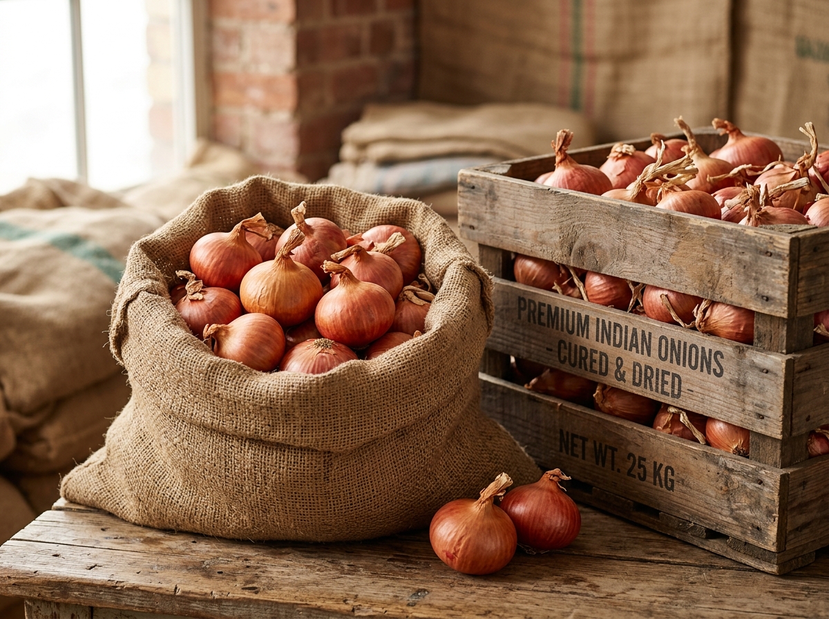 Dry onion export