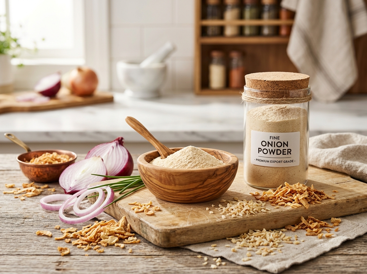 Onion powder export